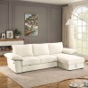 Sofá Chaise Lounge Annabelle c/ cama